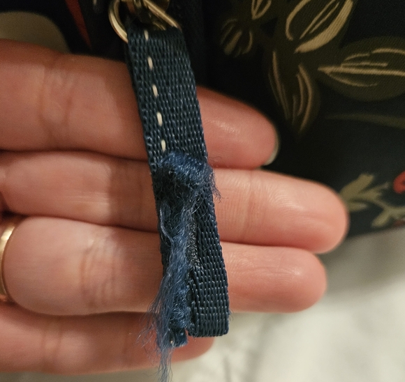 Ju-Ju-Be Navy Blue and Red Midnight Posy Floral Baby Bag - Picture 5 of 8